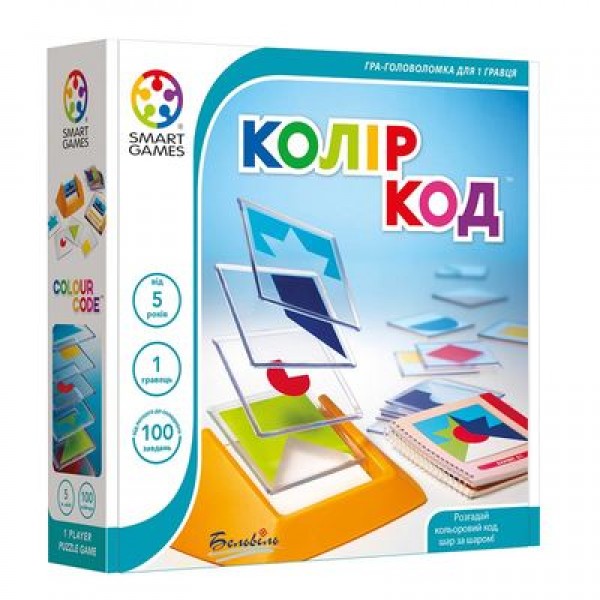 

Настольная игра Smart Games Колір Код (Цветовой Код, Colour Code)