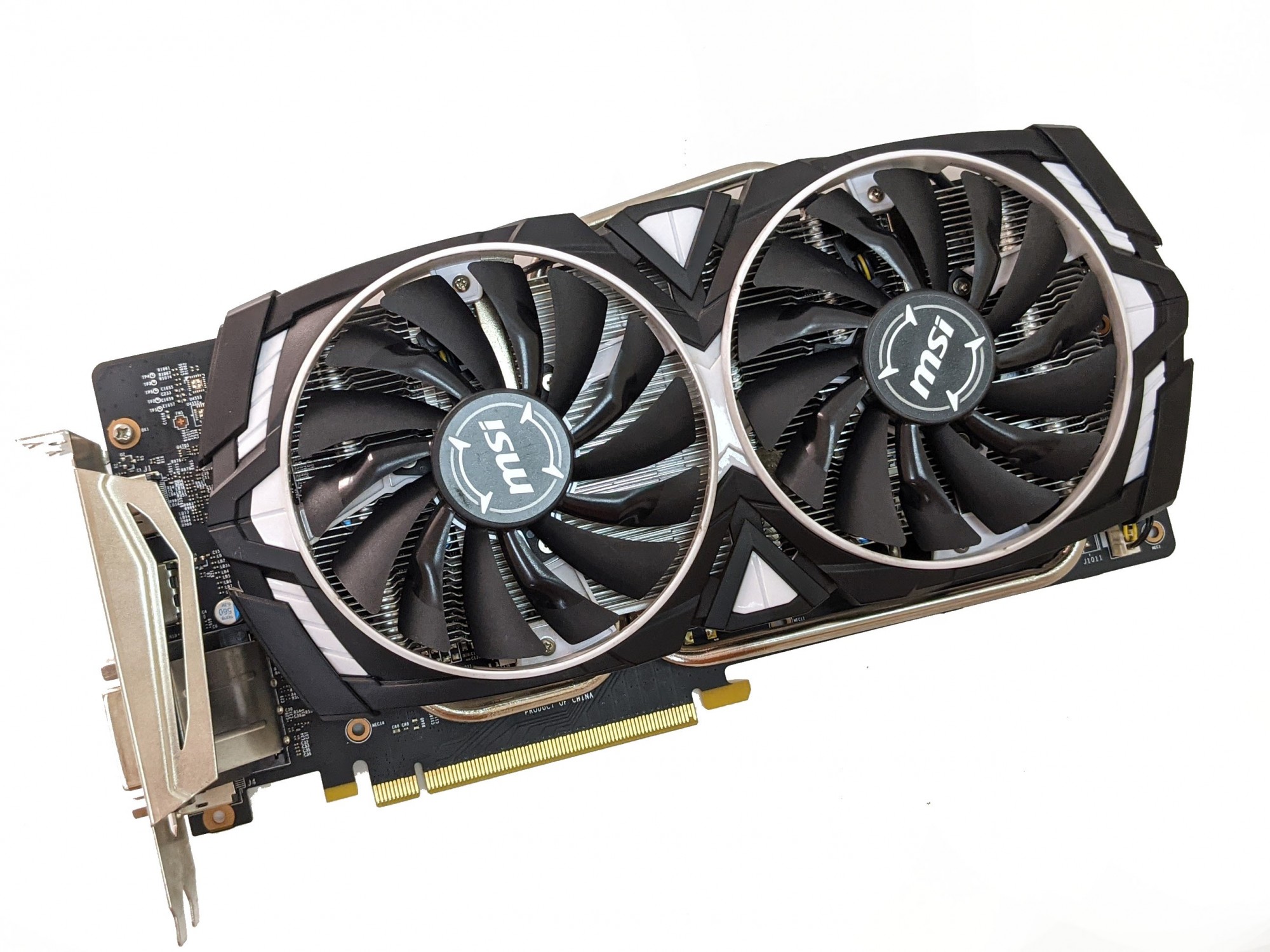 

Відеокарта MSI GeForce GTX 1060 Armor 3GB GDDDR5