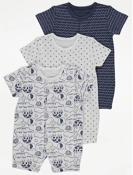 

Человечек George Navy Patterned Short 3 шт 62-68 см