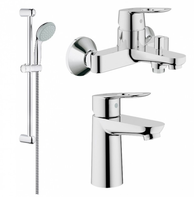 

Набор смесителей 3 в 1 Grohe BauLoop для ванны 123214S