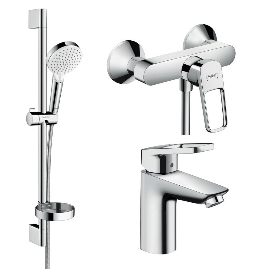 

Набор смесителей для душа 3 в 1 Hansgrohe Logis Loop 100 (1072019)
