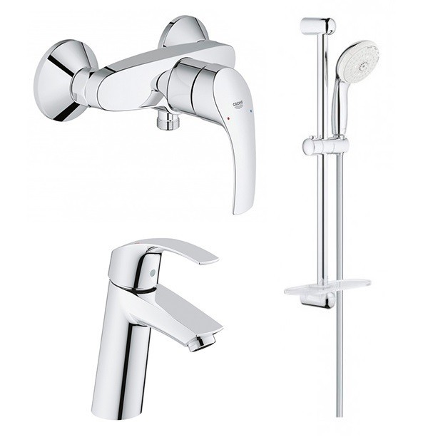 

Набор смесителей для душа 3 в 1 Grohe Eurosmart 123244M