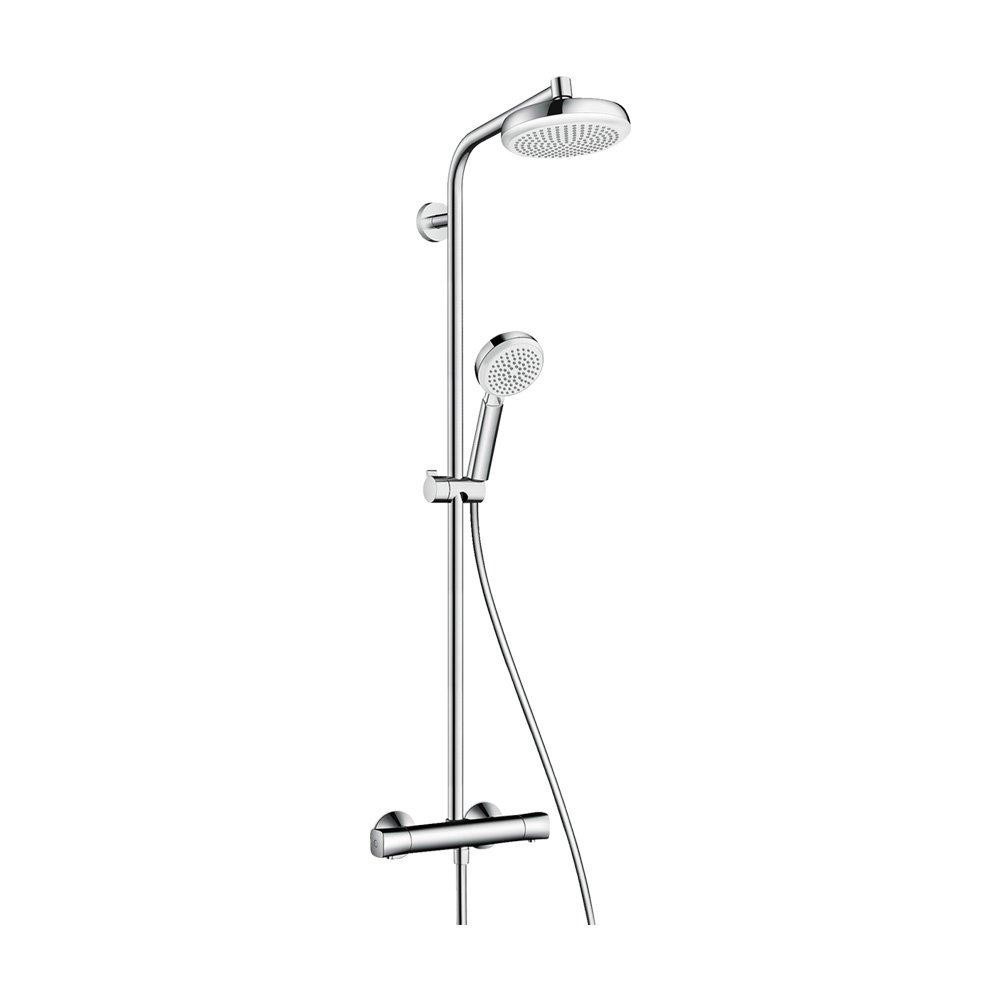 

Душевой гарнитур Hansgrohe Crometta Showerpipe (27264400) хром/белый