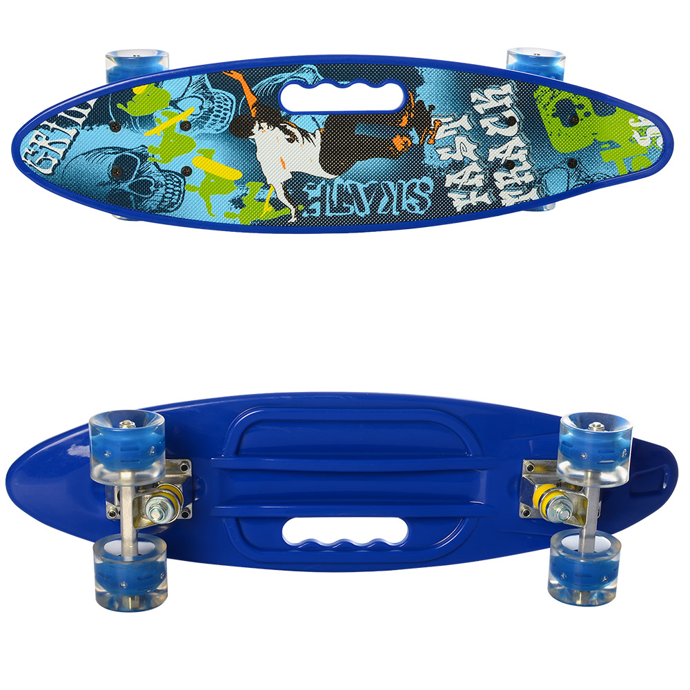 

Скейт Пенни борд SKATE 59 х 16 см (MS 0461-2) Синий