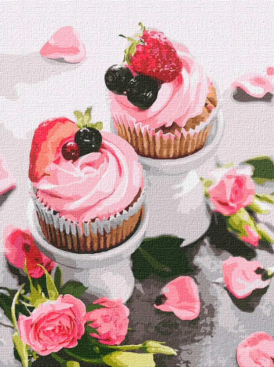 

Картина по номерам Клубничная нежность, 30x40 Идейка (КНО5603) (0079-2489)