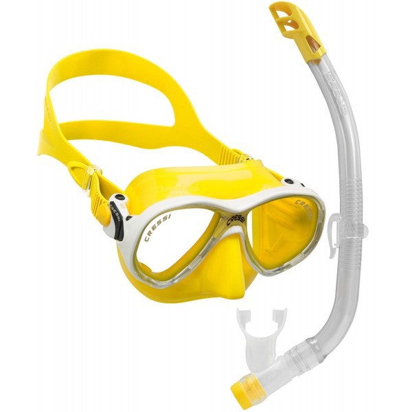 

Набор Cressi Marea VIP Junior (маска Marea Junior+трубка Top) желтый