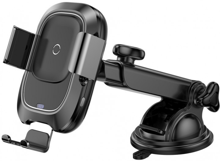 

Автодержатель с беспроводной зарядкой Baseus Smart Vehicle Bracket Wireless Charger (WXZN-B01) Black