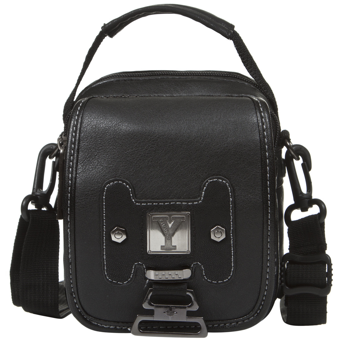 

Сумка-кошелёк вертикальная YADAN 13х15х7 чёрная экокожа кс1086