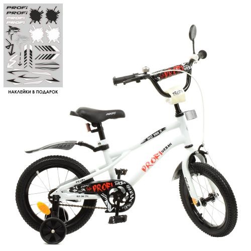 

Велосипед детский 2-х кол. 16д. PROF1 Y16251 Urban (white)