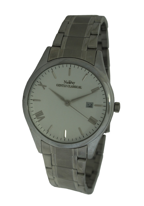 

Мужские часы NewDay NDM471b на браслете с календарем