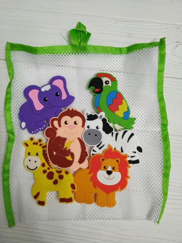 

Игрушки на присосках для купания в ванной Зоопарк, KinderenOK (251218)