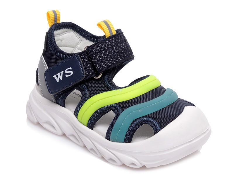 

Сандалі Weestep (24р.) 15,3 см сині з кольоровими вставками