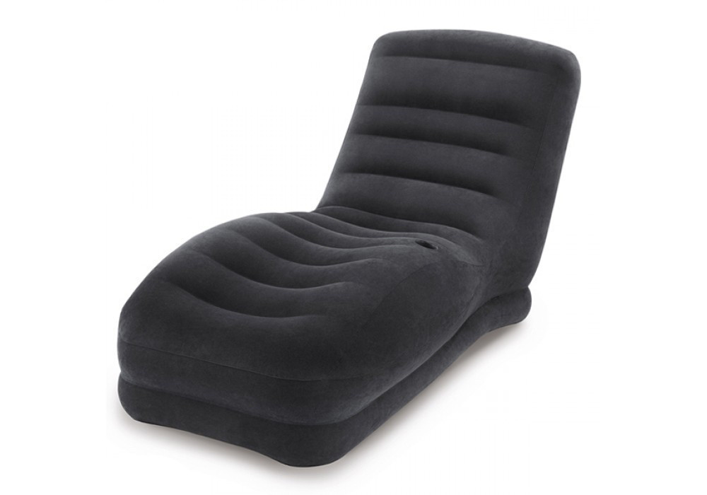 

Надувное кресло лежак Intex 68595 170х94х86 см Черное (gr_007245)