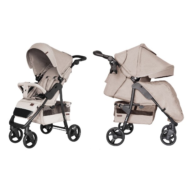 

Коляска прогулочная Carrello Quattro CRL-8502/3 + москитка (frost beige)