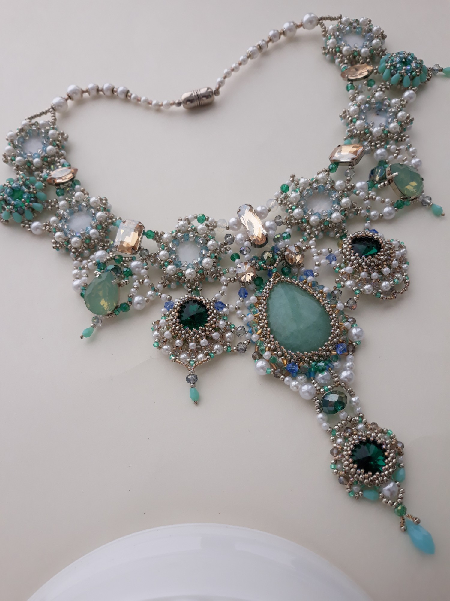 

Женское колье ручной работы Happy Запах мяты