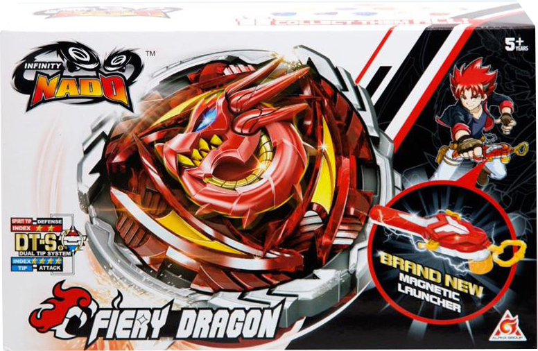 

Волчок Infinity Nado Auldey V серия Original Fiery Dragon Огненный Дракон (YW634302)