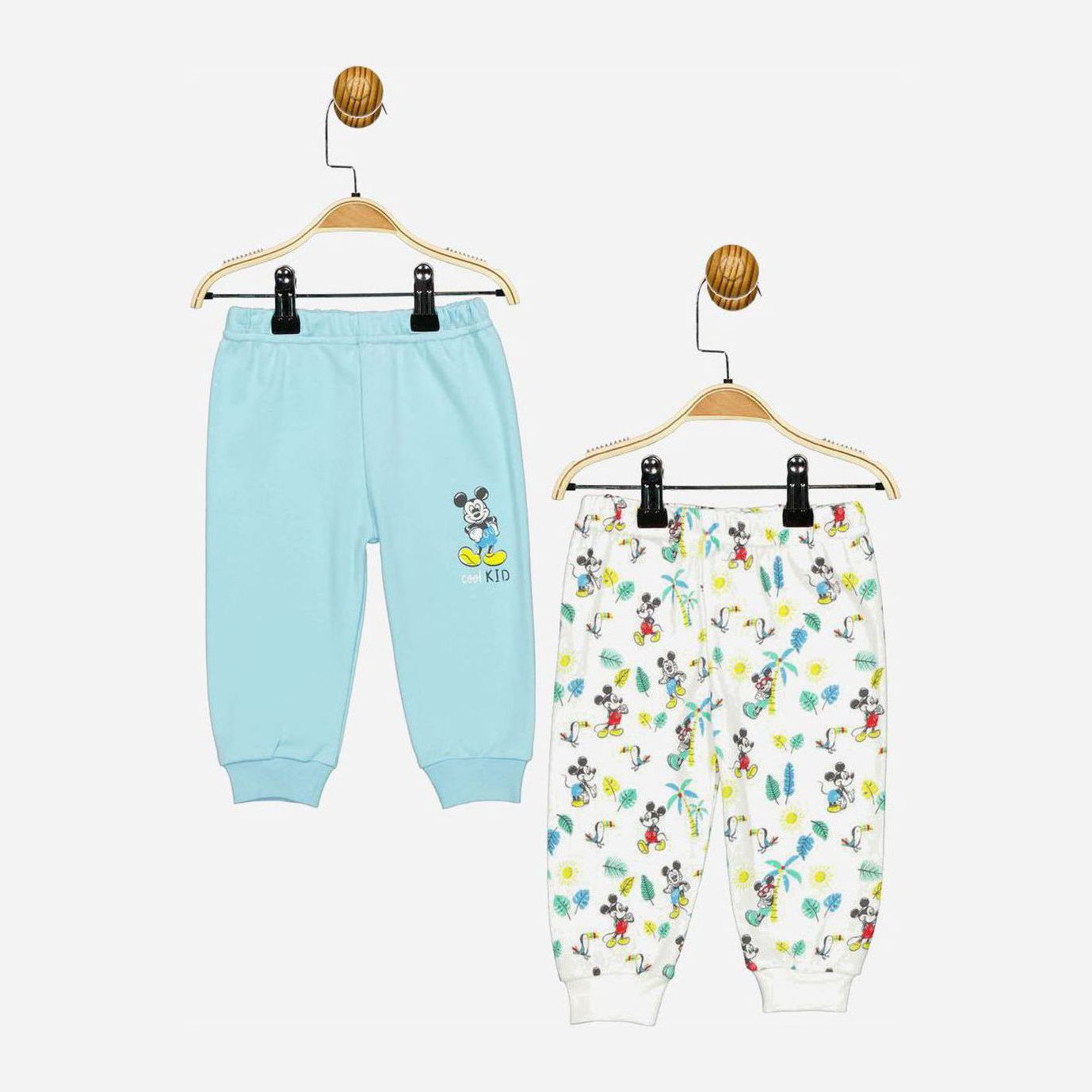 

Штанишки Disney Mickey Mouse MC17250 62-68 см 2 шт Бело-синие