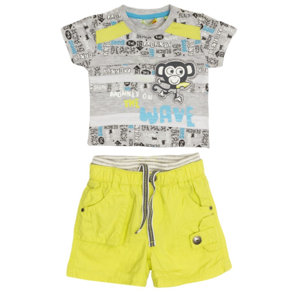 

Костюм : Футболка и шорты Losan Mc baby boys (017802603/582) Светло-серый M3-62 см