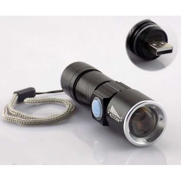 

Сверх яркий, компактный полицейский фонарь PRO Bailong USB-501XPE AV
