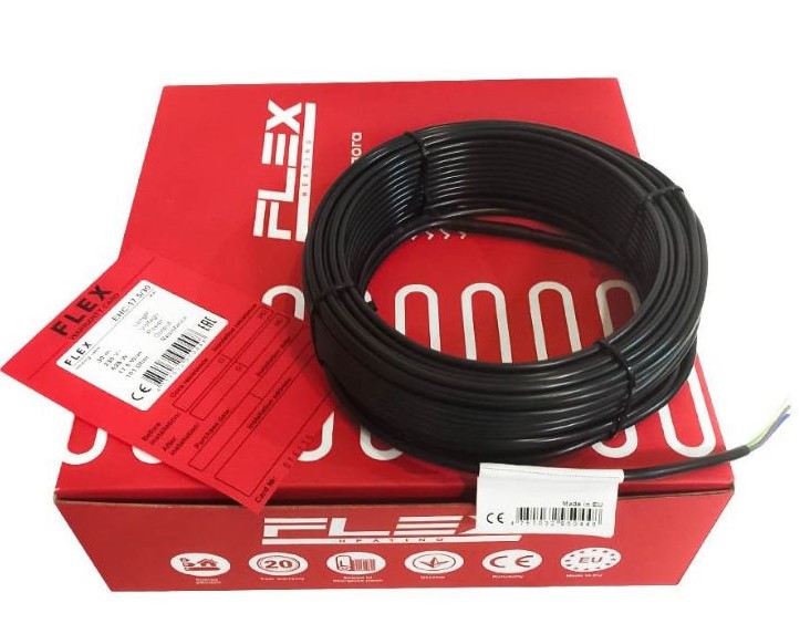 

Flex двухжильный тонкий кабель EHC-17.5 350 Вт. (20 м)
