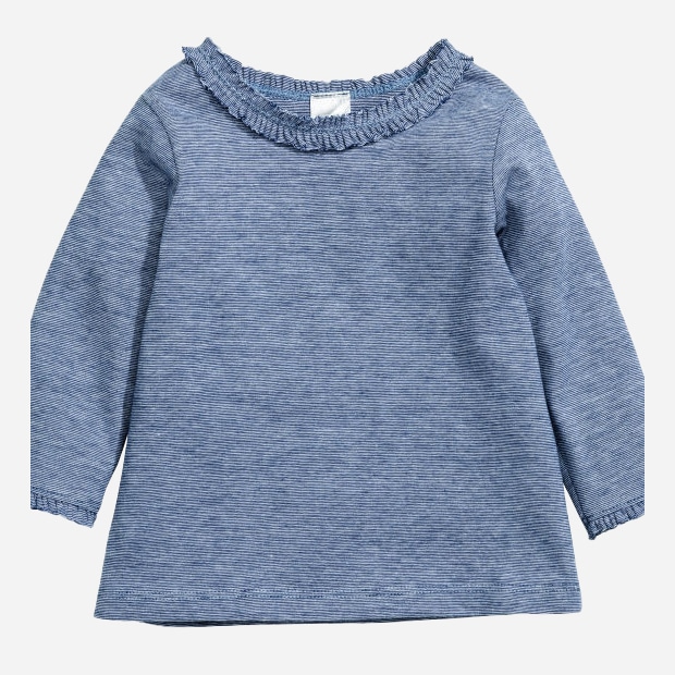 

Футболка с длинными рукавами H&M 6980139 98 см Синий/Белая/Полоска