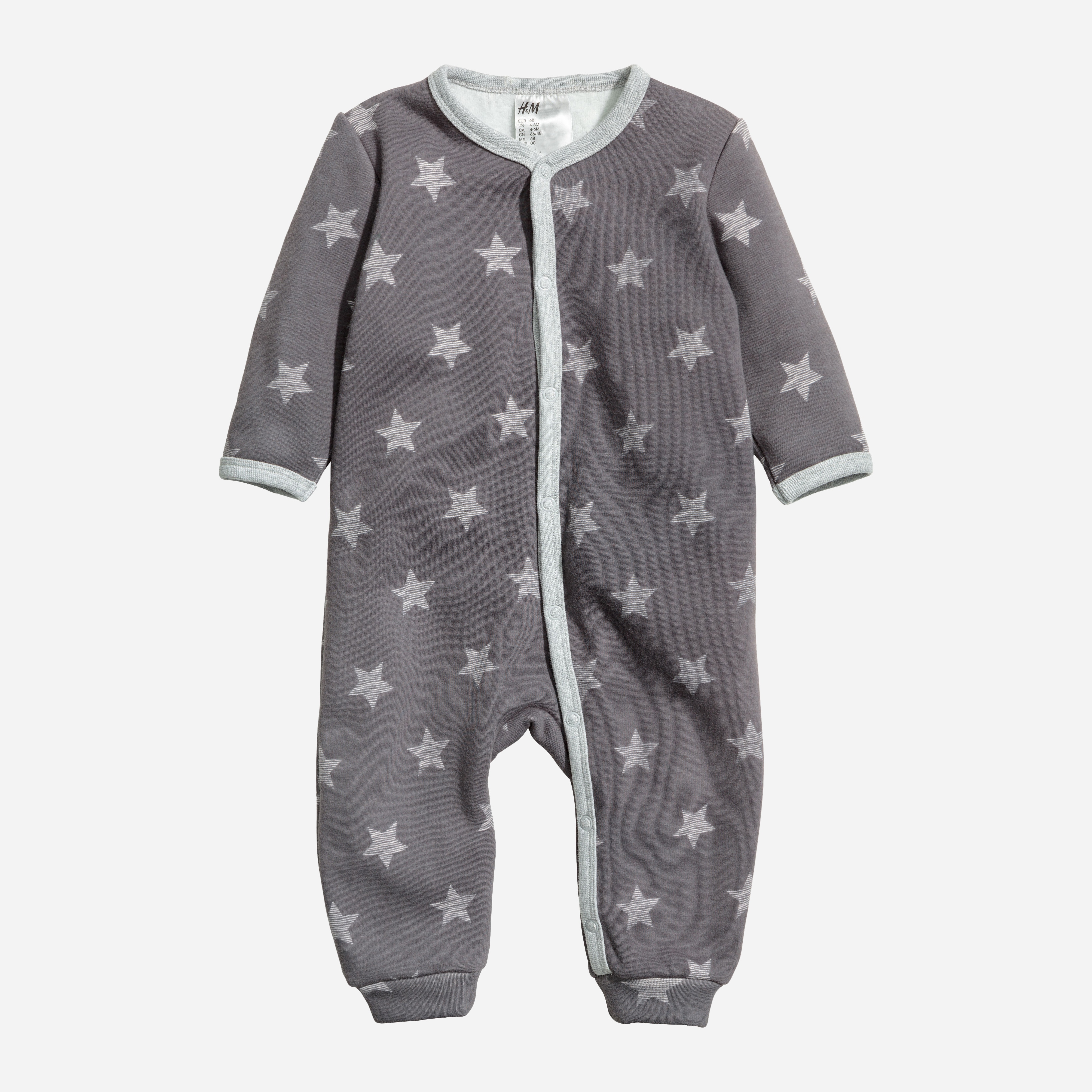 

Пижама H&M 9Z4279486 50 см Серая (hm01644628413)
