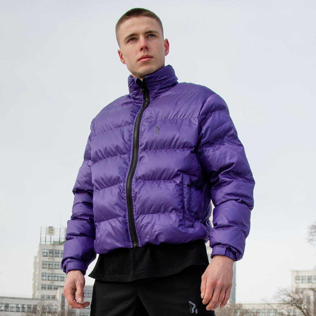 

Куртка демисезонная мужская Пушка Огонь Holla фиолетовая L