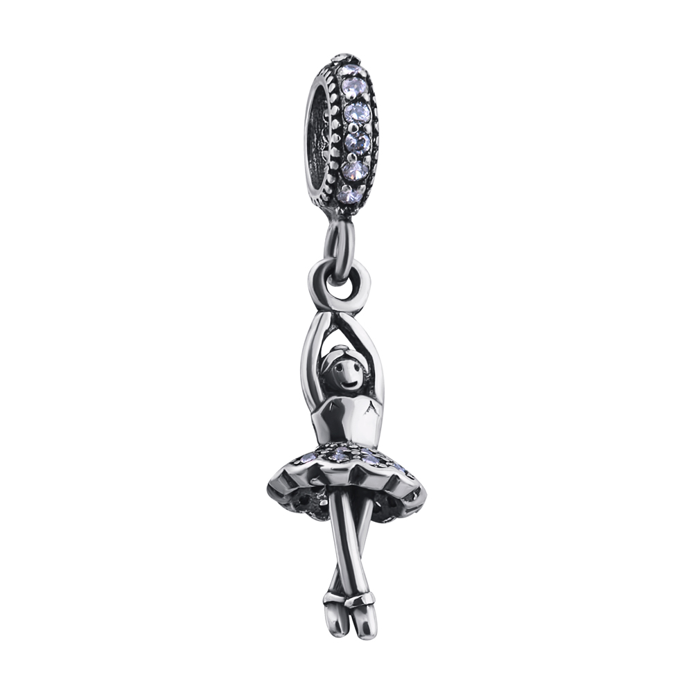 

Серебряный шарм с фианитами 000132546