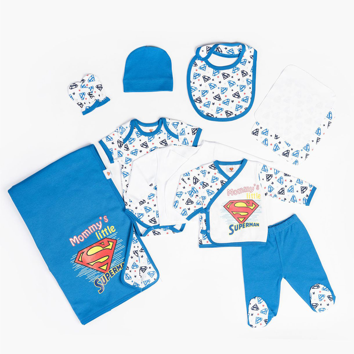 

Комплект 10 ед. Cimpa Superman SM15999 56-62 см Бело-синий