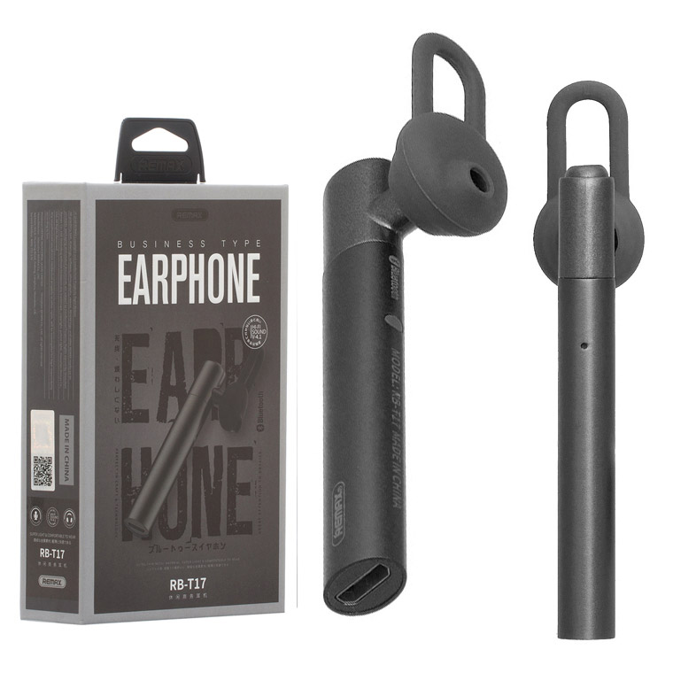 

Bluetooth гарнитура Remax RB-T17 черная