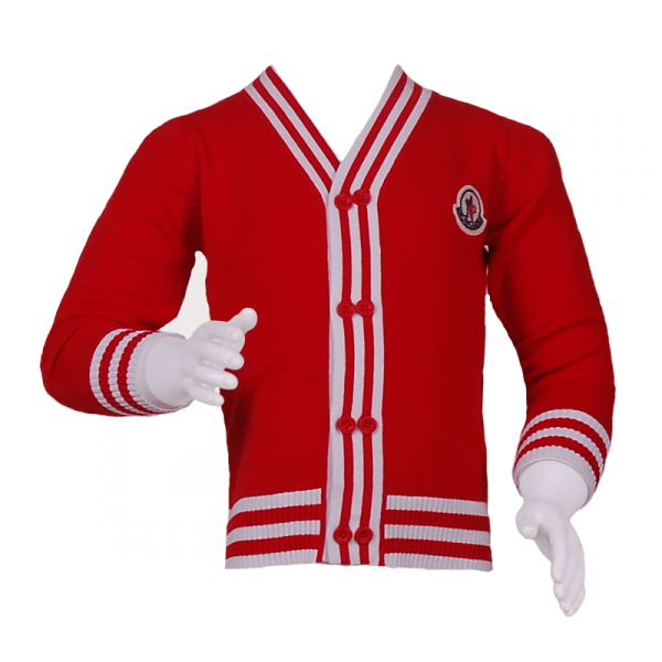 

Кофта с манжетами в полоску 2 года (87 см) O 20039-red красный цвет