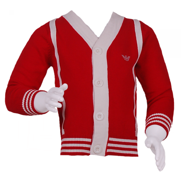 

Кофта с манжетами в полоску 4 года (104 см) O 20033-red красный цвет