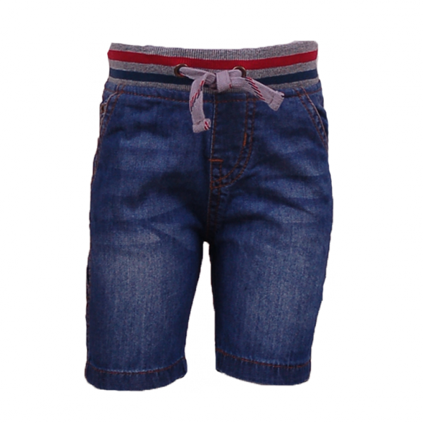 

Шорты джинсовые с трикотажной резинкой и шнурком 3 года (98 см) O 60053-jeans джинс цвет