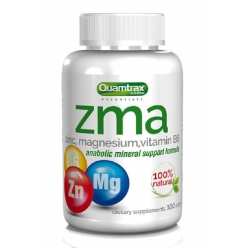 

Стимулятор тестостерона Quamtrax ZMA 100 капсул