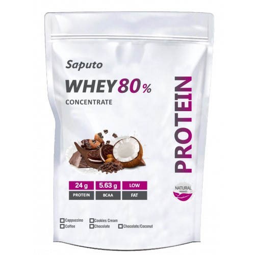 

Протеин Saputo Whey Concentrate 80% 2000 грамм Капучино