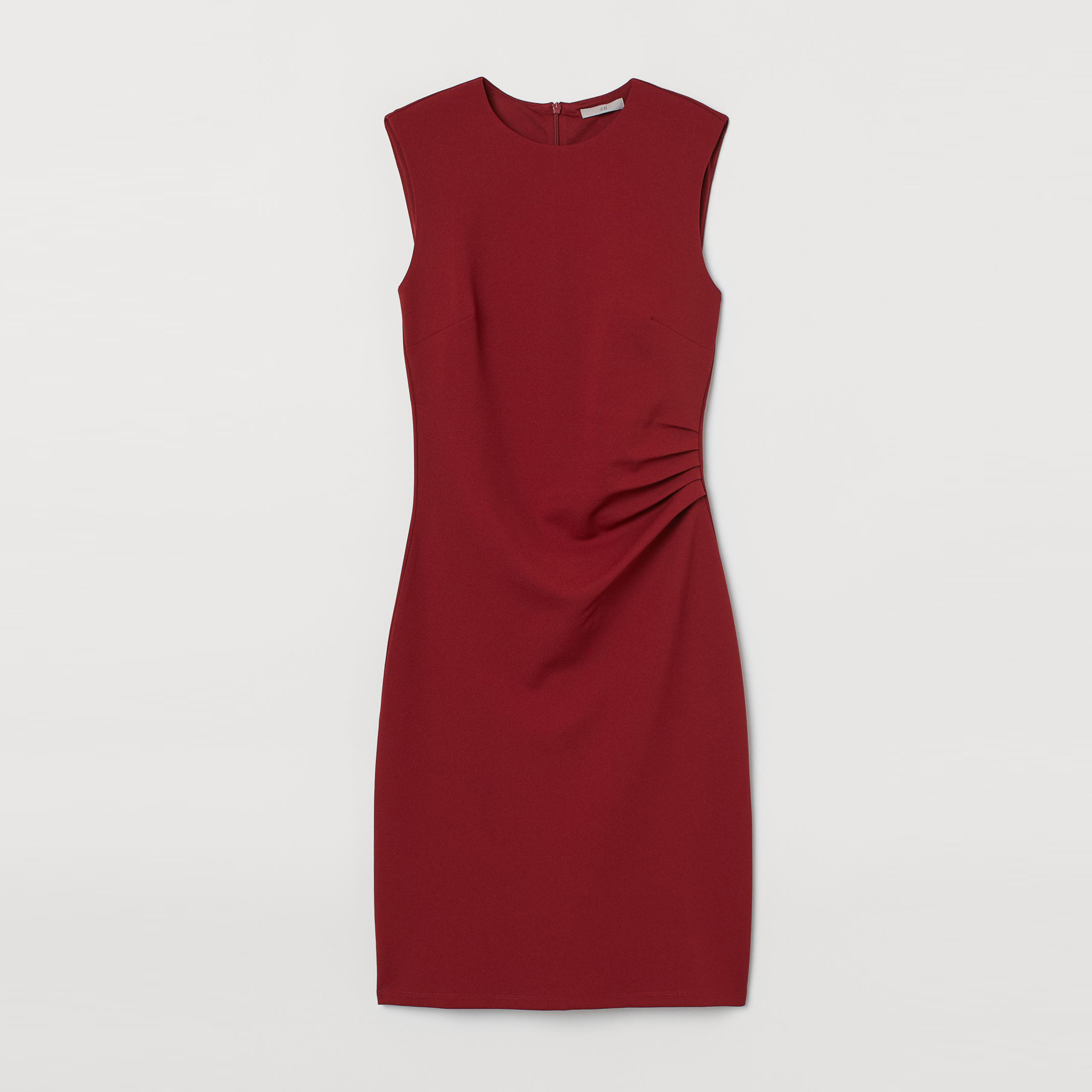 

Платье H&M 1005-943993-9597830 XXL Темно-красное