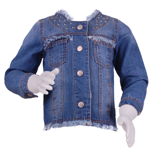 

Джинсовая куртка для девочки 5 лет (110 см) O 10268-jeans джинс цвет