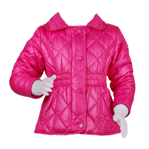 

Стёганая куртка с флисом 1 год (76 см) O 10218-pink светло розовый цвет