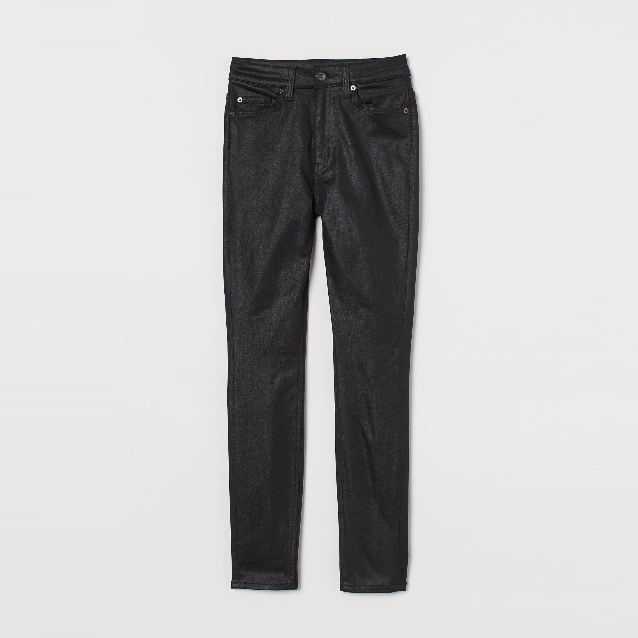 

Джинсы H&M 705-9104392 40 Черные блеск