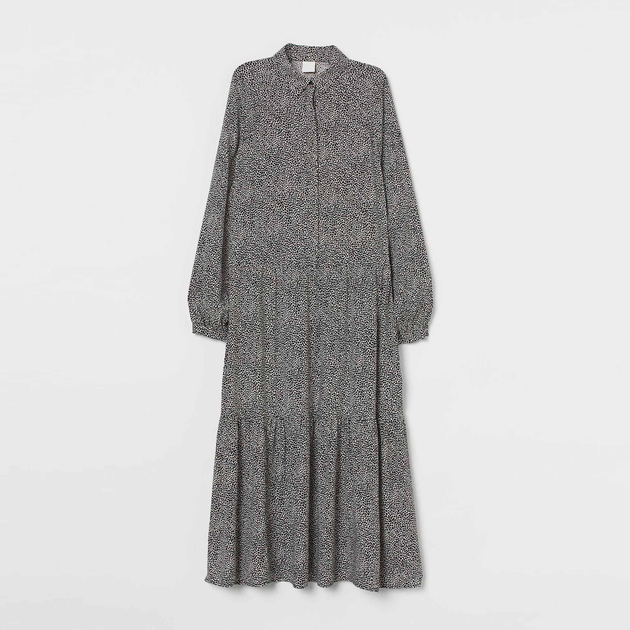 

Платье H&M 705-9219062 XXL Черное с белым