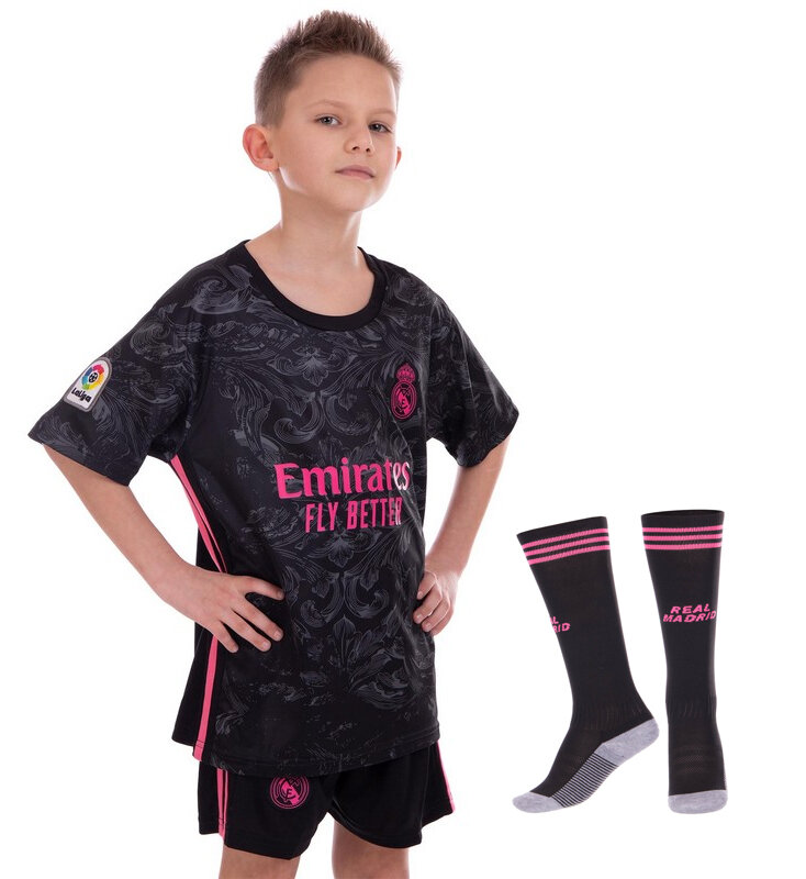 

Комплект футбольной формы детский REAL MADRID резервная 2021 CO-3481 Размер M (рост 130-135 см)