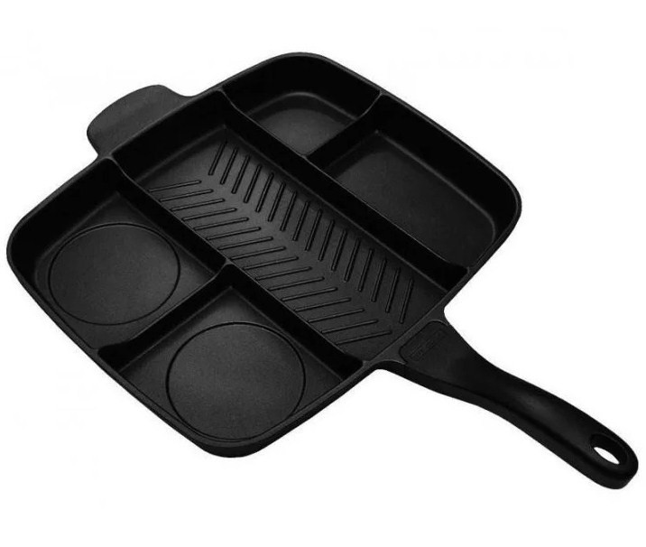 

Сковорода гриль раздельная на 5 секций Magic Pan 700600664