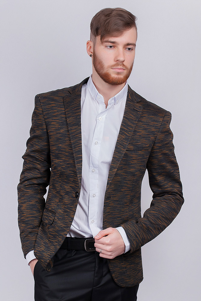 

Пиджак Time of Style XXS Темный меланж AG-0002965