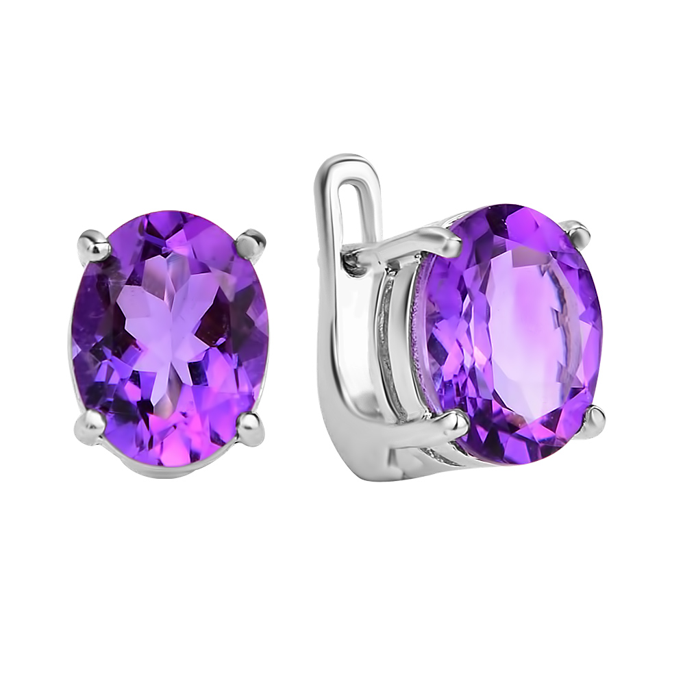 

Серебряные серьги с аметистом 000117851