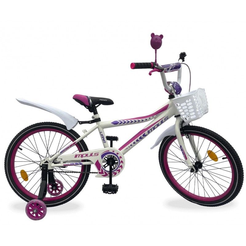 

Велосипед IMPULS KIDS 20" бело-фиолетовый SP