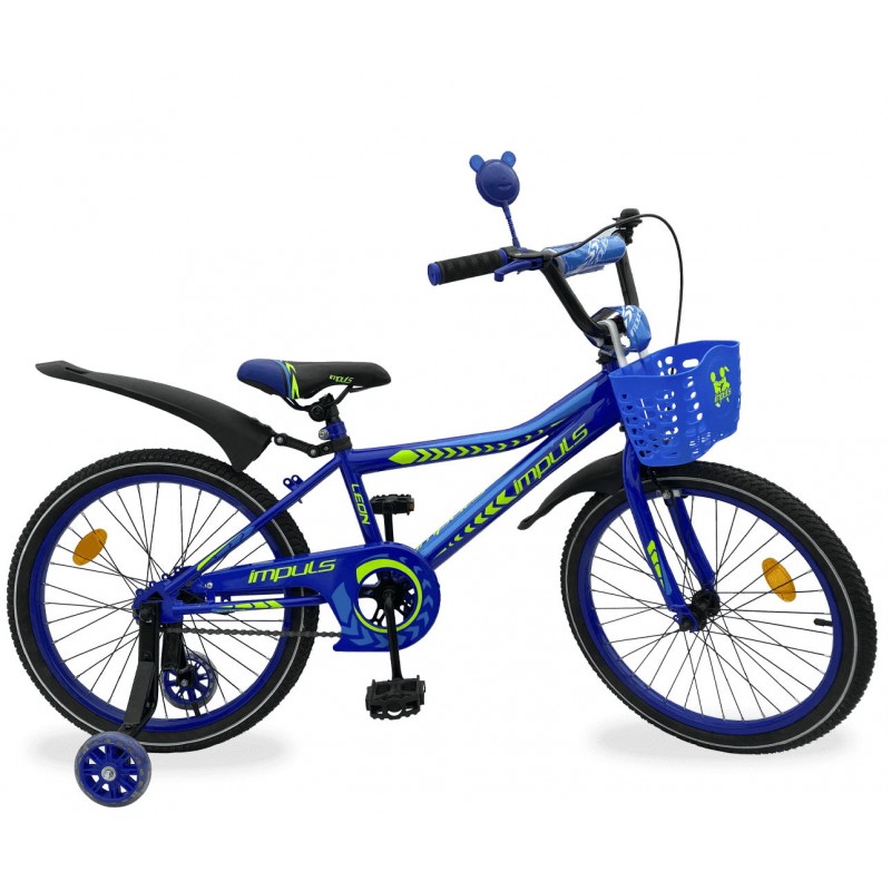 

Велосипед IMPULS KIDS 20" сине-салатовый SP