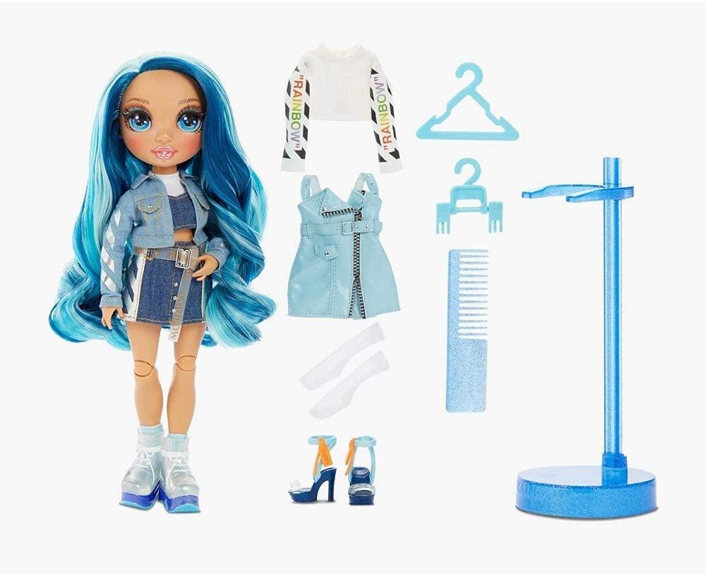 

Кукла Рейнбоу Хай Скайлер Бредшоу Голубая Радуга Rainbow High Skyler Bradshaw Blue Fashion Doll (569633E7C)