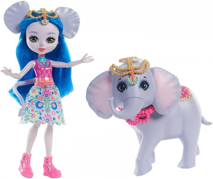 

Кукла Mattel Энчантималс Слониха Екатерина и слоненок Антик слон Enchantimals Ekaterina Elephant Antic (FKY73)