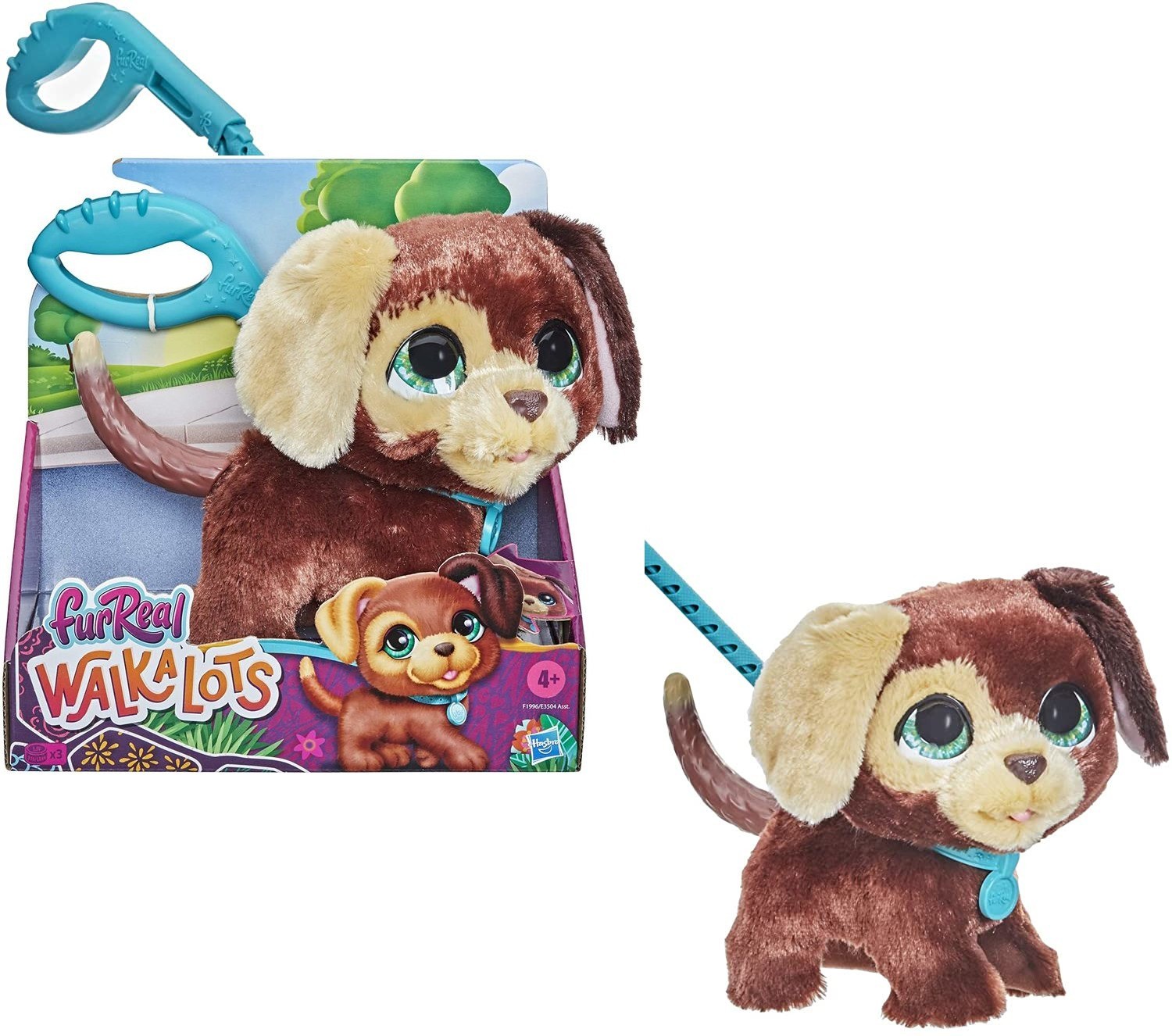 

Интерактивная игрушка Hasbro Щенок на поводке FurReal Friends Walkalots Big Wags Puppy Toy (F1996)