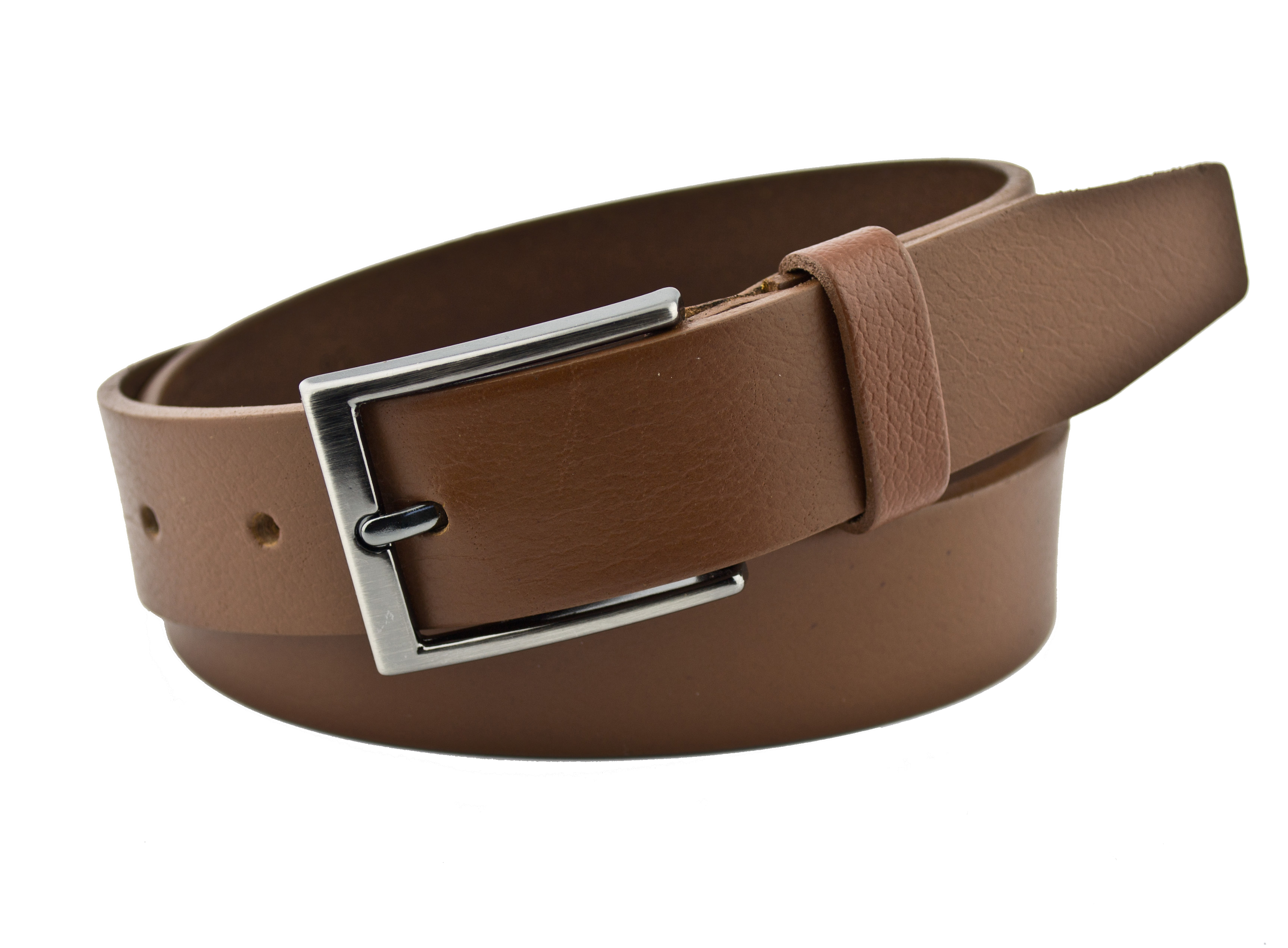 

Детский кожаный ремень Real Leather 3 см для брюк коричневый 85-105 см